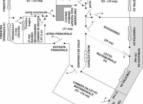 Appartamento 6 - pianta